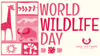 Paper Cutout World Wildlife Day Video Design