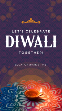 Diwali Pattern Instagram Story