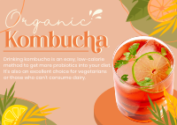 Probiotic Kombucha Postcard