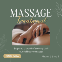 Massage Treatment Wellness Linkedin Post