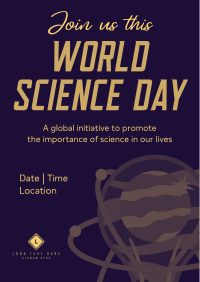 Science Bulb Flyer