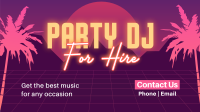 Synthwave DJ Party Service YouTube Video