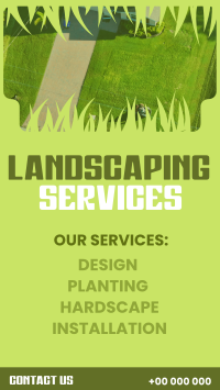 Clean Landscape Professionals Instagram Reel Design