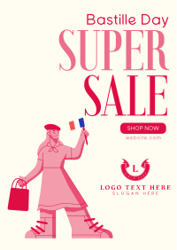 Super Bastille Day Sale Flyer