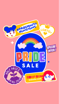 Proud Rainbow Sale Instagram Reel Image Preview