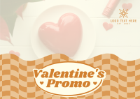 Retro Valentines Promo Postcard