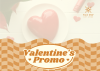 Retro Valentines Promo Postcard Image Preview