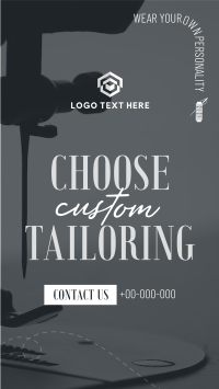 Choose Custom Tailoring YouTube Short