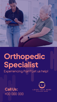 Orthopedic Specialist Instagram Reel Image Preview