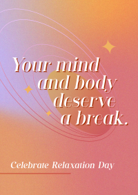 Celebrate Relaxation Day Flyer