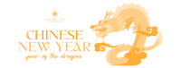 New Year Dragon Facebook Cover