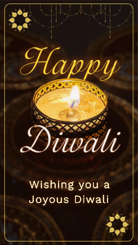 Happy Diwali Instagram Reel Image Preview