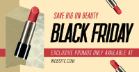 Black Friday Beauty Sale Facebook Ad