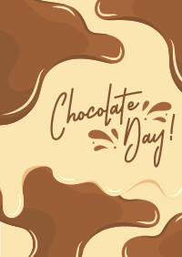 Chocolatey Puddles Poster