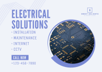 Professional Electrician Services Postcard