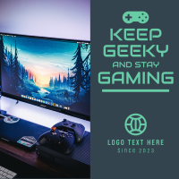 Technology Gaming Instagram Post Design