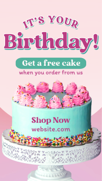 Birthday Cake Promo YouTube Short