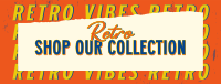 Retro Collection Sale Facebook Cover Design