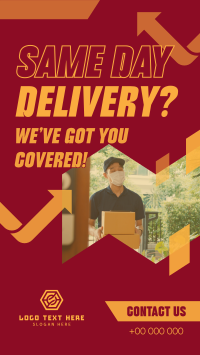 Courier Delivery Services Instagram Story