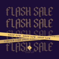 Gothic Flash Sale Instagram Post