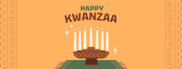 Kwanzaa Candle Facebook Cover Image Preview