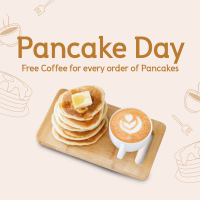 Pancake & Coffee Instagram Post