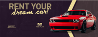 Dream Car Rental Facebook Cover Image Preview