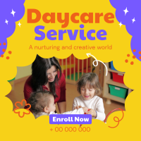 Cloudy Daycare Service Instagram Post