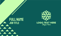 Green Organic Pattern Business Card