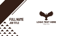 Brown Flying Owl Business Card