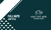 African Elephant Business Card Design