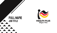 Germany Flag Flagpole  Business Card