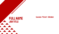 Martial Arts Text Font Business Card Design