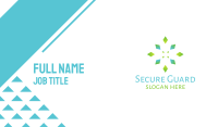 Turquoise Business Card example 4