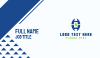Letter H Leaf Business Card Design