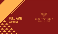 Golden Angry Ox  Business Card