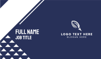White American Football  Business Card