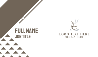 Minimalist Asian Bowl Business Card Design