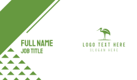 Green Stork Business Card