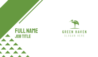 Green Stork Business Card Image Preview