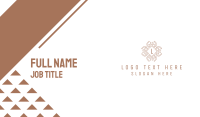 Celtic Pattern Lettermark Business Card