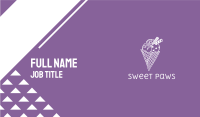 Ice Cream Cone Business Card Image Preview