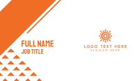 Orange Virus  Business Card