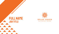 Orange Virus  Business Card