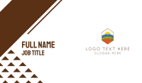 Hexagonal Landscape  Business Card