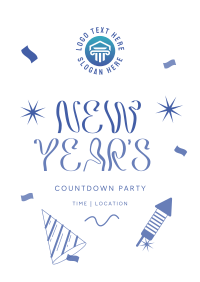 New Year Countdown Party Poster