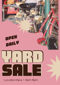 Quirky Yard Sale Flyer Image Preview