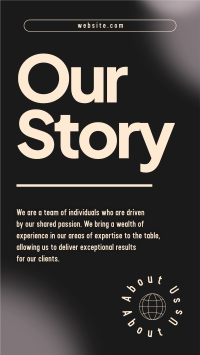 Simple Our Story Facebook Story Design