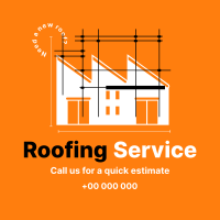 Roofing Service Instagram Post example 3