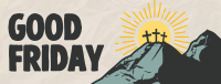 Good Friday Calvary Facebook Cover Design